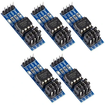 Image de TECNOIOT x2pc AT24C256 I2C Interface EEPROM Memory Module
