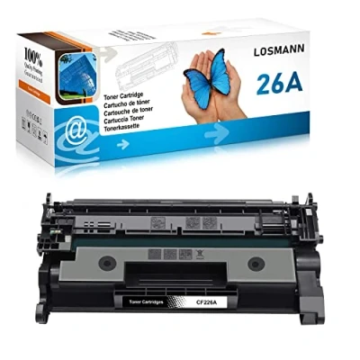 Image de LOSMANN CF226A Compatible Cartouches de Toner Remplacement pour HP 26A 26X CF226X Laserjet Pro M402dn M402n M402d M402dw M402 MFP M426 M426dw M426fdw M426fdn (1 Noir)