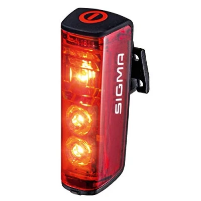 Image de SIGMA SPORT Lumiere Velo Arriere BLAZE FLASH Lampe avec Fonction Stop Automatique et Une Visibilité De 1500mEclairage Quatre Modes D&#039;éclairageMicro USB Rechargeable Feu