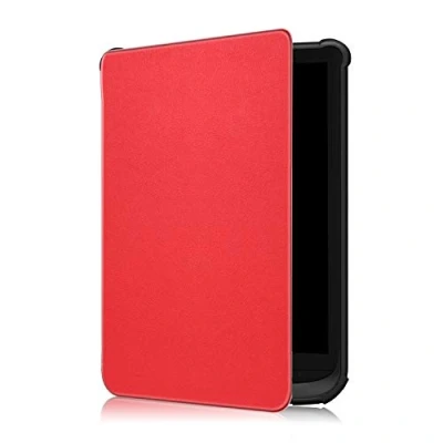 Image de Fmway PU Cuir Étui Housse Coque pour Pocketbook Touch Lux 5/Touch 4/Touch HD 3/Basic 4/Basic 2/Colour avec Fonction Sommeil/Réveil Automatique