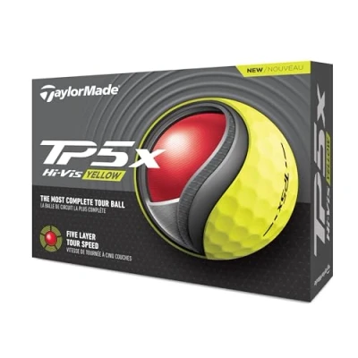 Image de TaylorMade TM24 TP5x YLW GLB dz, Jaune