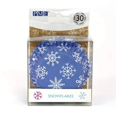 Image de Étuis à cupcakes flocons de neige PME