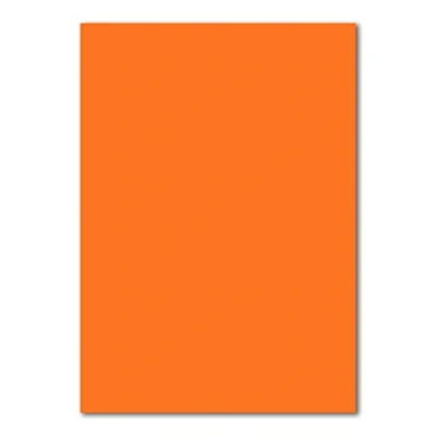 Image de 50x A5 papier couleur: orange 148 x 210 mm 120 g/m² à lettres, de bricolage, d&#039;argile FarbenFroh by GUSTAV NEUSER