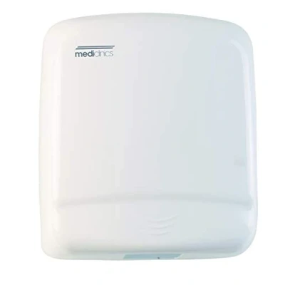 Image de Hexotol A116 Sèche Mains Acier Blanc 25,3 x 15,3 30,2 cm