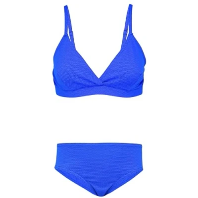 Image de Aquarti Set Bustier Slip de Bikini Maillots Bain Deux Pièces Filles Pièces, 039 Jacquard à Pois Bleu Bleuet, 170