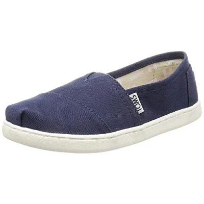 Image de TOMS Mixte enfant Alpargata Core Mocassin plat, Bleu Marine, 37 EU