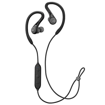 Image de JVC, Ecouteurs Sport Intra Auriculaires Bluetooth, résistants à la Transpiration IPX2, HA EC25W B U (Noir)
