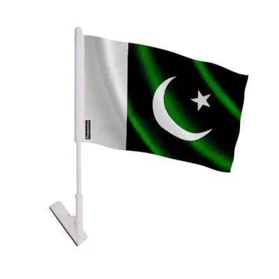 Image de Drapeau adhésif Pakistan 14 x 21 cm 10 pièces Polyester Léger et robuste