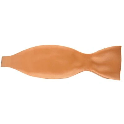 Image de TigerTie satin soi même nouer N ud papillon en lachs orange unicolor + boîte