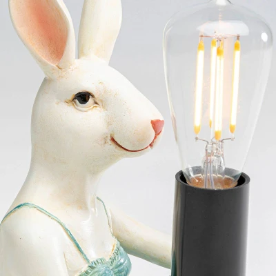 Image de Lampe lapine en robe Kare Design