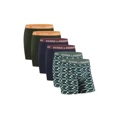 Image de Danish Endurance Classic 6 PACK Shorty, Homme, Taille: 3XL, Multicolor