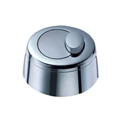 Image de Grohe 42204Pi0 Eau2 Pneumatique Old Style Double Chasse d&#039;eau WC Chrome Bouton Poussoir Multicolore