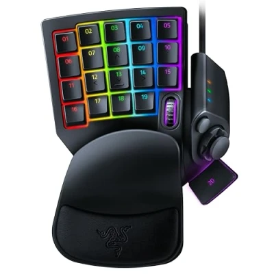 Image de Razer Tartarus Pro Pavé Numérique Gamer optiques analogiques et mode tir rapide (32 touches programmables, point de déclenchement personnalisable, 8 profils) Noir