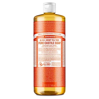 Image de Dr Bronner&#039;s 946 ml Organic Tea Tree Castile Liquid Soap