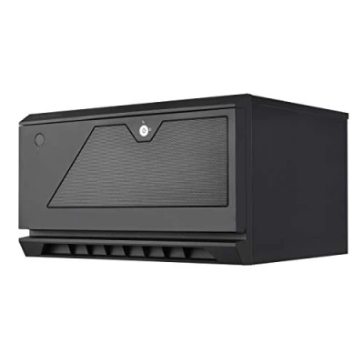 Image de SilverStone Technology SST CS381 v 1.1 Boîtier pour Ordinateur de Stockage Case Storage ATX Midi, Noir à l&#039;intérieur, Prend en Charge 8 Baies Disque Dur 3,5&quot; ou 2,5&quot;, Porte verrouillable,