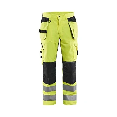 Image de Blaklader 15651811 Pantalon ventilé à haute visibilité, Orange/Vert, taille C60
