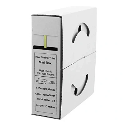 Image de Offgridtec Gaine thermorétractable 10 m 1,2 mm &gt; 0,6 jaune/vert