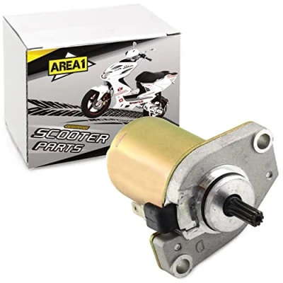 Image de Démarreur de rechange pour moteur compatible avec Aerox Neos Jog, RS Ultima, GT Union, F10 F12 F15 (50 cm3).