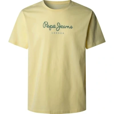 Image de Pepe Jeans Eggo N T Shirt, Jaune (Jaune Brillant), L Homme