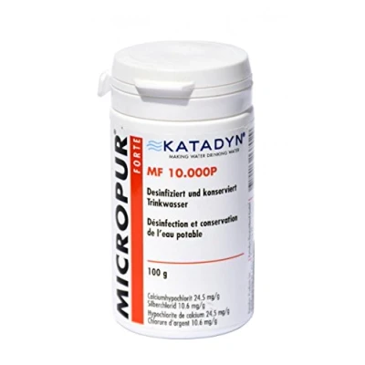 Image de Katadyn Micropur Forte MF 10&#039;000P Poudre pour désinfecter et conserver l&#039;eau portable