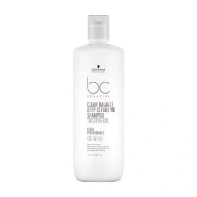 Image de Schwarzkopf Shampooing BonaCure Clean Performance Balance Deep Cleansing Shampoo Tocopherol