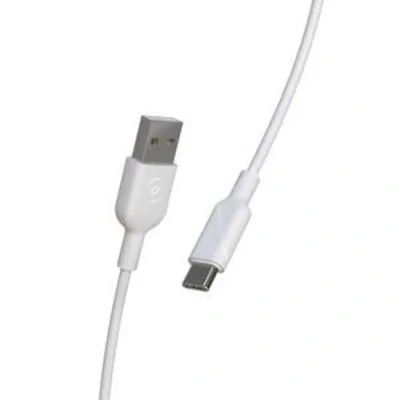 Image de Muvit For Change Cable Usb A/Usb C 3M Blanc Neuf