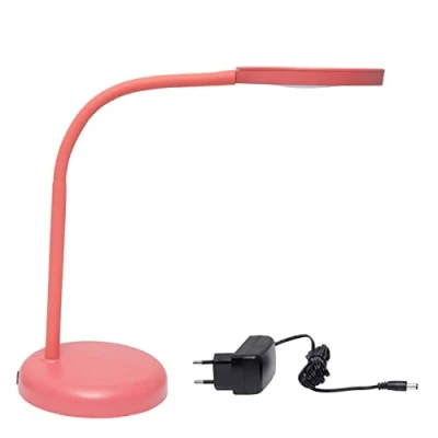 Image de MAUL Lampe LED MAULjoy bureau sur pied stable Petite de peu encombrante pour la table et le flexible avec température couleur 3000K Touch of Rose