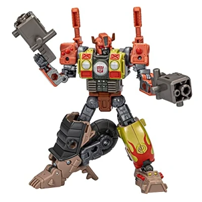 Image de Transformers Generations Legacy Evolution, Figurine Crashbar Classe Deluxe de 14 cm