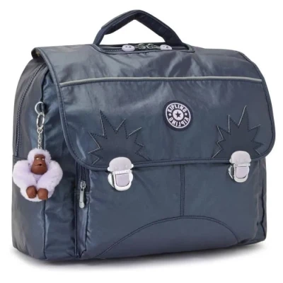 Image de Kipling Iniko Cartable d&#039;école pour enfants, Taille: One Size, Admiral bl metallic