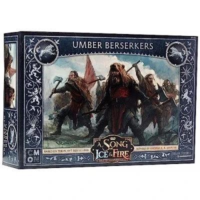 Image de Asmodee 10415 Figurine Song of Ice and Fire Umber Bersekers Expansion avec Superbes Miniatures