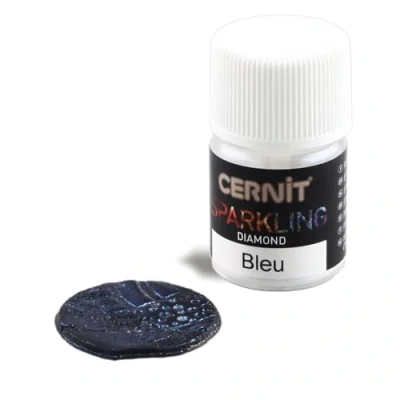 Image de CERNIT CE6120005200C Poudre colorée effet Ultra Pot 5g brillant Bleu Peut être mélangé