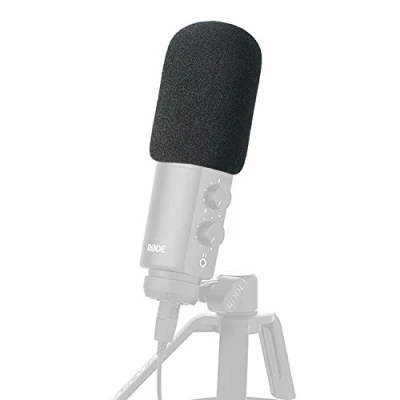 Image de YOUSHARES Filtre Anti Pop pour Microphone Rode NTUSB Bonnette Micro Mousse Professionelle Vent Bruit, Pare Brise en NT USB