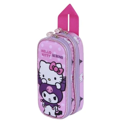 Image de Karactermania Sanrio Hello Kitty Playful Trousse 3D Double, Rose, 22 x 10 cm