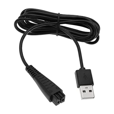 Image de EMSea 1 câble de charge USB portable rechange compatible avec Panasonic Epilator ES LA63 LA93 RE7 51 59 RE740 RE768 REGC20 5,4 V 1,25 A