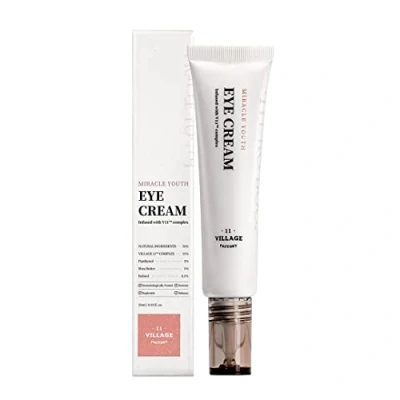 Image de [VILLAGE 11 FACTORY] MIRACLE YOUTH EYE CREAM (25ml) Soin coréen Crème contour des yeux nourrissante au Rétinol &amp; Squalane Repulpe illumine anti âge Formule vegan