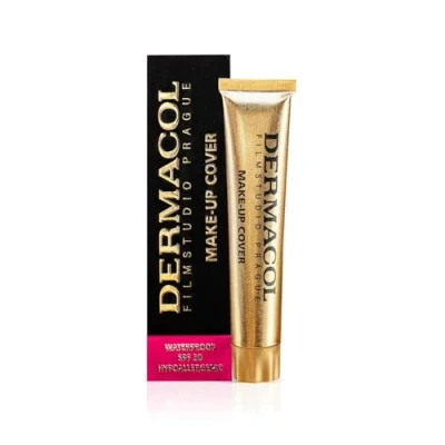 Image de Dermacol Fond de Teint Fondation Couvrante Totale Base Correctrice Waterproof SPF 30 Maquillage Liquide Camouflage Tatouage, Cicatrices, Acné, Tache la Peau 222, 30g