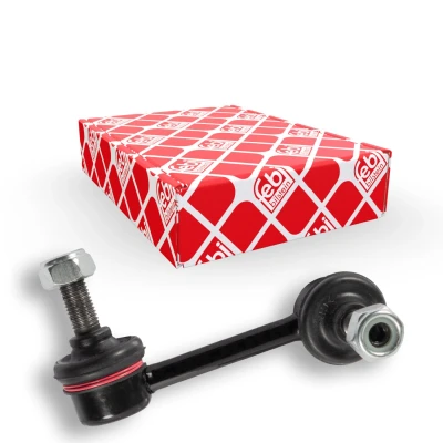 Image de febi BILSTEIN 29527 Biellette de barre stabilisatrice Essieu arrière gauche 85 M10 x 1,25 Plus avec écrou autobloquant Acier HONDA: CR V 3