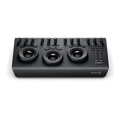 Image de Panneau de contrôle Blackmagic Design DaVinci Resolve Micro Panel alimenté par bus USB pour DV/RES/BBPNLMIC noir