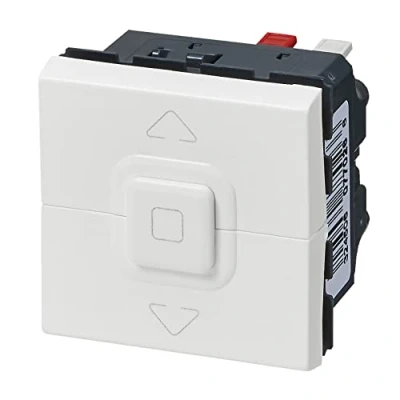 Image de Legrand Interrupteur individuel de volets roulants Mosaic 2 modules blanc