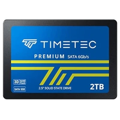 Image de Timetec Disque SSD 3D NAND QLC SATA III 6 Go/s 2,5&quot; 7 mm Vitesse de Lecture jusqu&#039;à 550 Mo/s Cache SLC Performance Boost Interne pour PC, Ordinateur Bureau et Portable (2TB)