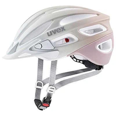 Image de uvex True Cc Casque Polyvalent Léger pour Femmes Réglage de la Taille Individuel à Compléter avec un Éclairage Led Sand Dust Rose Matt 52 55 cm
