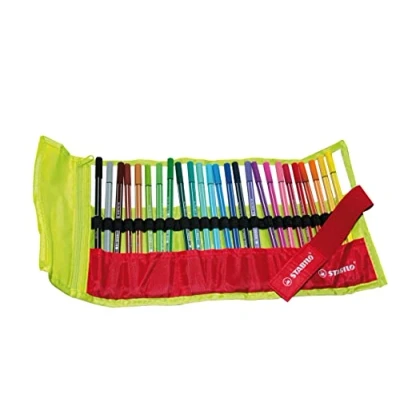 Image de STABILO pen 68 Rollerset de 25 feutres pointe moyenne Coloris assortis