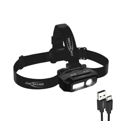 Image de Ansmann Lampe Frontale LED RS800 à Batterie 800 LM 990 00129