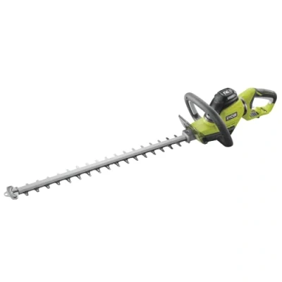 Image de Ryobi Taille Haie Électrique 550W Lames 55cm Écartement 26mm Poignée Arrière Rotative Fonction Scie Livré avec 1 Fourreau de Protection RHT5655RS
