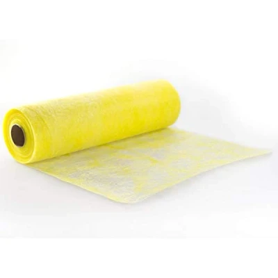 Image de Protinam Chemin de Table, Fibres synthétiques, Jaune 8051, 20m