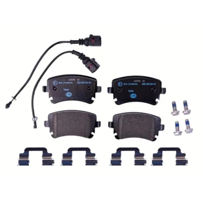 Image de HELLA 8DB 355 024 961 Kit de plaquettes frein contact signal d&#039;usure inclu T2568 pour p.e. BENTLEY