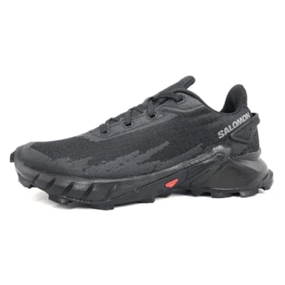 Image de Salomon Alphacross 4 Chaussures de Trail Running pour Femme, Accroche puissante, Confort longue durée, Performance et polyvalence, Black, 40 2/3