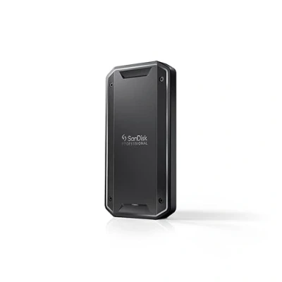 Image de SanDisk Professional 2 to PRO G40 SSD, Disque SSD Portable, jusqu&#039;à 3000 Mo/s, Thunderbolt 3 (40Gbps), USB C (10Gbps), Ultra Robuste IP68, pour la résistance à l&#039;eau et poussière Formaté exFAT