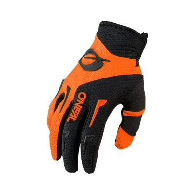Image de O&#039;NEAL Gants vélo et Motocross MX MTB DH FR Descente Freeride Matériaux durables Flexibles, Paume ventilée Element Enfant Noir Orange Fluo Taille XL