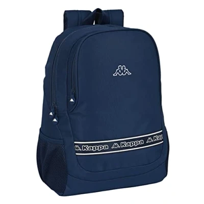 Image de Safta KAPPA Sac à dos scolaire pour enfants de différents âges, confortable et polyvalent, qualité résistance, 32 x 16 44 cm, bleu marine, Estándar, Décontracté